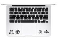 Avatar The Four Elements Fire Water Earth Air The Last Airbender Apple Macbook Trackpad Keyboard Vinyl Sticker Apple Mac Air Pro Laptop Sticker