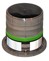 S16LFS Green 4 to 7 NM IP68 Flashing OR Steady-ON Solar LED Safety Lantern (Green)