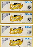 Solo White Heavyweight Spoons - 500 ct(pack of 4)
