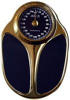 KHFFH Electronic Scale- Bathroom Scale Simulation, Professional Mechanical Scale, Large Precision Dial, Environmental Protection Without Battery, Large Capacity 200kg (440 Lbs) (Color : Black Dial)