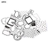 46pcs Album DIY Diary Sticker, Handbook Decoration Label Sticker Accessory(C01057)