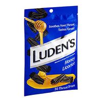 Ludens Ludens Throat Drops Honey Licorice, Honey Licorice 30 each (Pack of 3)