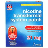 Rite Aid Nicotine Patches, Step 1, 21mg - 7 Count | Stop Smoking Aids