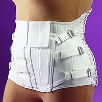 Unisex Cinch-it Side-lace Pendulous Lumbosacral Back Support Corset 578 (44)