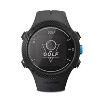 Dream Sport Golf GPS Watch Devices Golf Course Preloaded Rangefinder Score Layout/Hazard/Hole/Sunset/Time (Black)