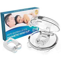 Snore Stopper, Anti Snoring Devices,Snoring Solution,Silicone Magnetic Anti Snore Clip，Snore Away for Sleeping Noise Cancelling 2 Packs