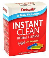 10 Pack - Detoxify Instant Clean Herbal Cleanse 3 Capsules with Free Im Baked Bro and Doob Tubes Sticker