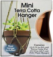 4" Mini Terra Cotta Plant Hanger