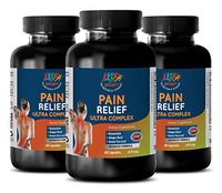 Pain Vitamins - Pain Relief Ultra Complex 610MG - antioxidant and Immunity - 3 Bottles (180 Capsules)
