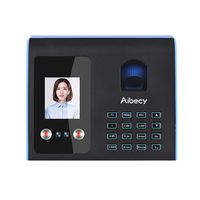Aibecy Intelligent Attendance Machine Face Fingerprint Password Recognition Mix Biometric Fingerprint Time Clock for Employees Timeclocks for Business