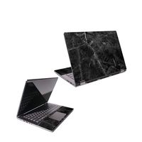 MightySkins Skin Compatible with Lenovo Flex 6 14" (2018) - Black Marble | Protective, Durable, and Unique Vinyl Decal wrap Cover | Easy to Apply, Remove, and Change Styles | Made in The USA