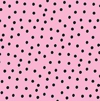 Raspberry Gift Wrapping Tissue Paper for Art DIY Crafts in Bulk W/Black Dots # 421~10 Sheets 20" X 30"