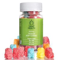Hemp Gummies - 20 milligram per gummy, 600 milligrams per bottle | Organic hemp oil extract | Relaxation, pain, sleep, stress and anxiety relief | Made and grown in USA