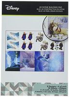 Character World Frozen, 8 Designs/4 Each Disney A5 Scene Building Pad 32 Sheets