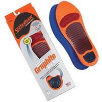 Sorbothane Ultra Graphite Medium Arch Insole W 10.5-11.5, M 8-9 (Metric 41-42) - D