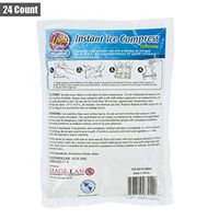 Vida Mia Disposable Cold Therapy Breakable Ice Packs for pain relief, swelling, inflammation, sprains, strained muscles and toothaches 6x8 (24 count)