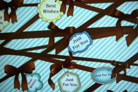 Gift Wrapping Paper - "Best Wishes" Knots