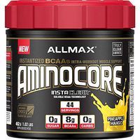 ALLMAX Nutrition, AMINOCORE, BCAA, 8G BCAAs, 100% Pure 45:30:25 Ratio, Gluten Free, Pineapple Mango, 1.02 lbs. (462 g)