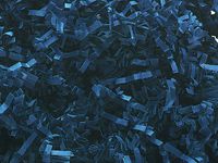 Crinkle Paper Shred for Packaging Gift Box/Basket Filler 10-Ounce Bag Bulk Buy !! Choose Color (Navy Blue)