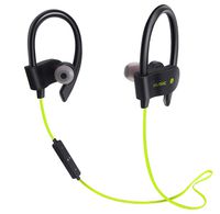 Cigou Wireless Bluetooth Headset Headphones Sport Sweatproof Stereo Earbuds Earphone (Green)
