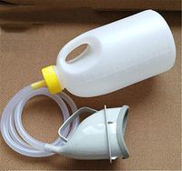 Portable Men and Women Urinal Urinal, Reusable Travel Toilet Bottle, Bedding Toilet, Suitable for Camping Outdoor Travel/car/Bed Patient, 1700ML (Woman)