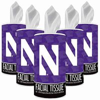 NCAA Northwestern University Wildcats Accessories Party Supplies & Party Decorations Tissue Cups 5-Pack