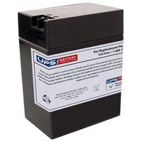 Battery Replacement for Leoch LP6-13FP 6 Volt 14 Ah with FP Terminals - Rechargeable Sealed Lead Acid Battery