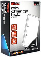 KMD Mini Charge Hub Charger For Nintendo 3DS, Black