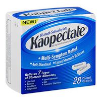 Kaopectate Multi-Symptom Anti-Diarrheal& Upset Stomach Reliever, 28 Caplets