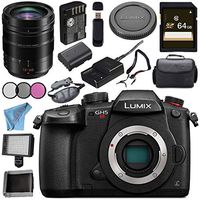 Panasonic Lumix (DC-GH5S) Mirrorless Micro Four Thirds Digital Camera Leica DG Vario-Elmarit 12-60mm f/2.8-4 ASPH. Power O.I.S. Lens Bundle