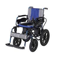 WDWL Electric Wheelchair Lightweight Folding Elderly Scooter Disabled Off-Road Wheelchair WD