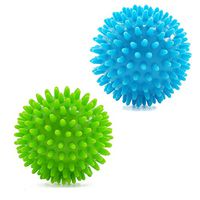 Spike Ball Muscle Roller Massage Balls: One Firm and One Med-Firm Spike Massage Ball for Trigger Point Therapy, myofascial Release, Foot Massage, deep Tissue Massage