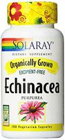 Solaray Organic Echinacea Purpurea Supplement, 415 mg, 100 Count