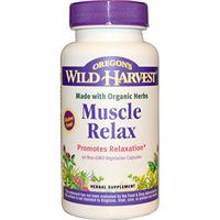 Oregon's Wild Harvest, Muscle Relax, 90 Non-GMO Veggie Caps - 2pc