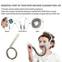 AoQun cpap tube brush 22mm diameter Transparent nylon tube brush for cleaning