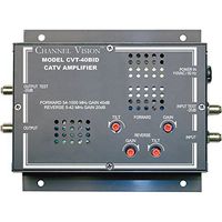 Channel Vision 40dB Bi-Directional RF Amplifier With Return Path Amplification