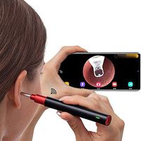 YWAWJ Video Ear Pick Spoon Otoscope Wireless Ear Scope, Super Light Lens WiFi Ear Wax Removal Endoscope Tool Ear Endoscope