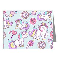 Note Card Sweet Treat Unicorns