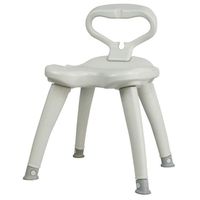 Heavens Tvcz Cavaliers Chair Ergonomic Detachable Backrest Shower Non-Slip Feet HDPE Back Support Light Weight Sturdy