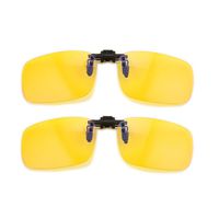 Gudzws Clip on Anti Blue Light Filter Glasses UV Blocking Anti Eye Strain Unisex