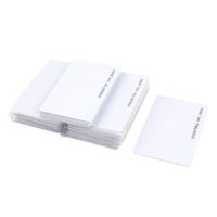 30pcs ID Card 125khz Proximity Clamshell ID Card TK4100 Chip(Thin/Thick Card) Compatible with EM4100 Support ID Smart Card Entry Access Control System,Key Card,Membership Card (Thin Card)