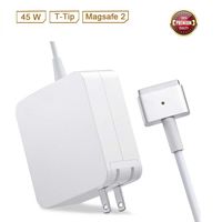 SiliconV Charger Repalcement for Mac Book Air 11 inch 13 Inch After 2012 Charger AC 45W Magsafe 2 T-Tip Connector Power Adapter