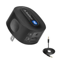 Avantree aptX Low Latency Bluetooth Receiver adaptor for Home Stereo amplifiers With AC Plug, for Speaker Theater System, 3.5mm AUX, RCA Audio Music Adapter - Roxa Plus