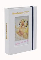 Cheki instax Photo Album Flame Bayashi Mini - 20 Pocket - White