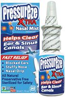 Pressureze 'XTRA' Nasal Spray - 34 ml (245 Sprays) Fast, Natural Relief from Sinus & Ear Pressure symptoms, Congestion, Stuffy Nose, Blocked Ears, Nasal Drip,Helps remove mucus where viruses can grow.