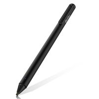 ALLIMITY Active Stylus Digital Pen with 2.4 mm Fine Point Copper Tip Compatible with Tablet and Other Capacitive Touchscreens Devices, Good for Drawing and Handwriting (Black)