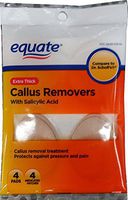 Equate Extra Thick Callus Removers With Salicylic Acid, 4 Pads, 4 Patches; Compare to Dr. Scholl's