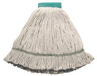 Wilen A01102, Hospital Pro M Antimicrobial Wet Mop, Medium, 5" Mesh Band, White (Case of 12)