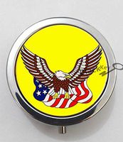 BlackKey Animal Eagle 3-Compartment Decorative Pocket Gift Box Case Organizer for Pill, Color 1 -1855