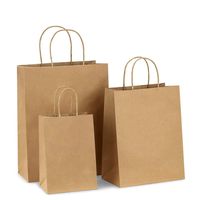BagDream Kraft Paper Bags 5x3x8& 8x4.25x10& 10x5x13 25 Pcs Each, Gift Bags, Kraft Bags,Shopping Bags with Handles, Paper Shopping Bags, Craft Bags, Merchandise Bags, 100% Recyclable Paper